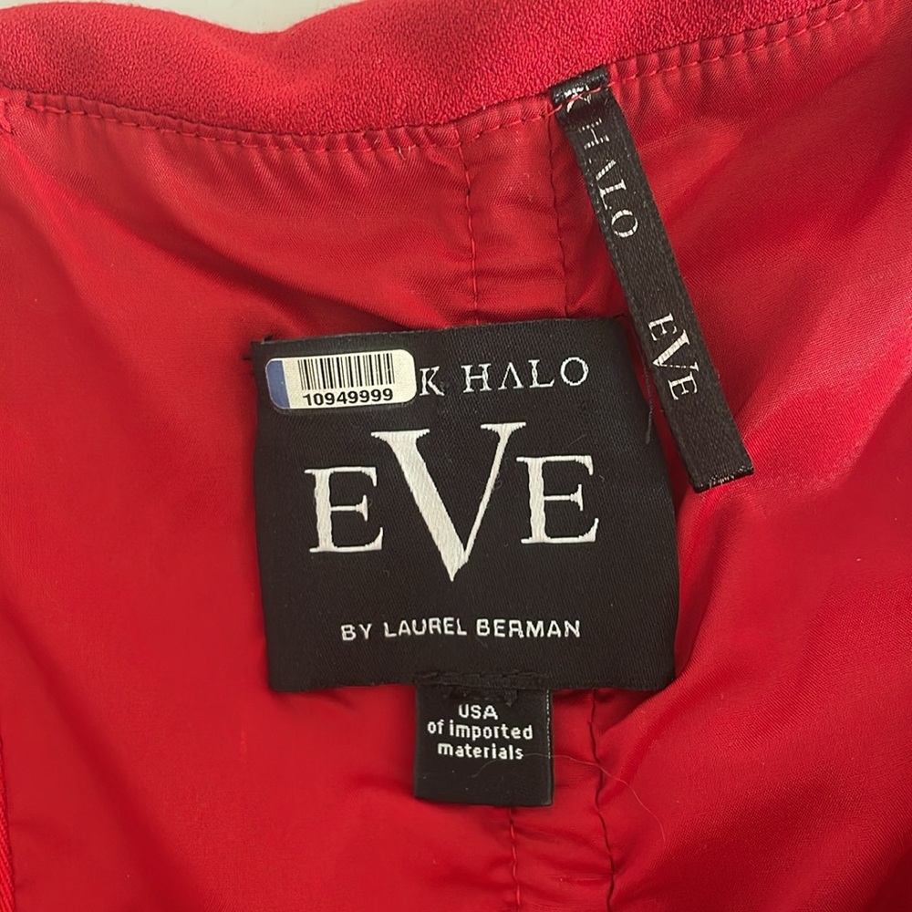 Black Halo Red Midi Dress - Picture 7 of 11
